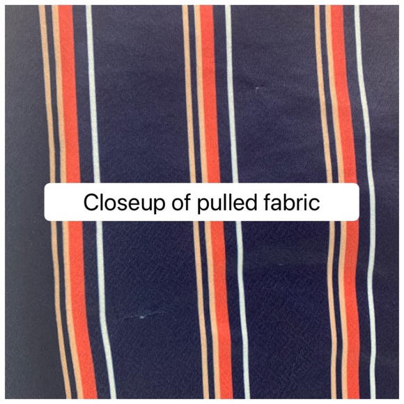 Women’s Long Sleeve London Striped Fitted One-Piece Costume Jumpsuit Size Large - Picture 11 of 16